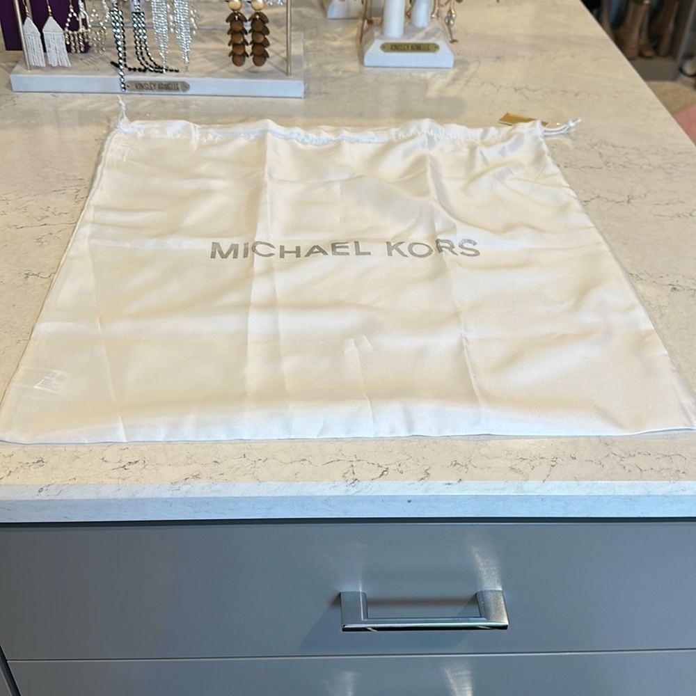 Michael Kors white dust bag